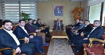 VALİ ÇAKACAK, MÜSİAD MERSİN ŞUBESİ YENİ YÖNETİMİNİ KABUL ETTİ