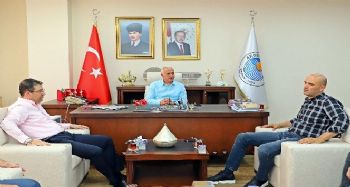 Başkan Gültak, Mersin Milletvekili Kılavuz'u ağırladı