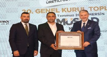 MÜSİAD’tan Başkan Yılmaz’a fidan sertifikası