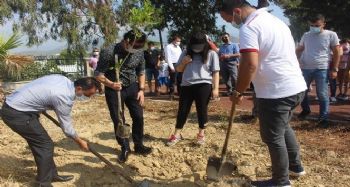 Bozyazı'da 15 Temmuz şehitleri anısına fidan dikildi