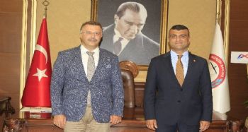Başsavcı Öztoprak'tan Mersin Baro Başkanı Özdemir'e ‘hayırlı olsun’ ziyareti