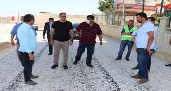 Başkan Yılmaz, yol çalışmalarını inceledi
