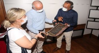 Gültak, son aşamaya gelen Mersin'e İz Bırakanlar Müzesindeki çalışmaları inceledi