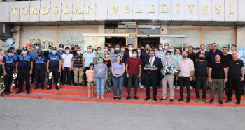 Başkan Yılmaz’a personelinden coşkulu karşılama