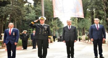 Çanakkale şehitleri, Mersin Şehitliğinde mini törenle anıldı