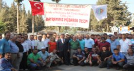 BAŞKAN TUNA, PERSONELİYLE BAYRAMLAŞTI