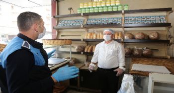 Toroslar'da fırın ve marketlere sıkı denetim
