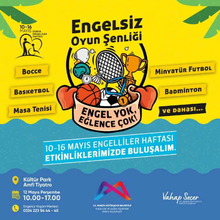 BÜYÜKŞEHİR’DEN ENGELLİLER HAFTASI’NDA DOLU DOLU ETKİNLİK TAKVİMİ
