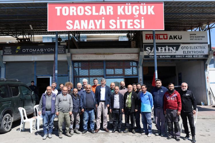 BAŞKAN YILDIZ, KÜÇÜK SANAYİ ESNAFIYLA BULUŞTU