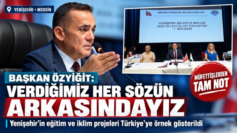 Başkan Özyiğit: “Verdiğimiz her sözün arkasındayız”