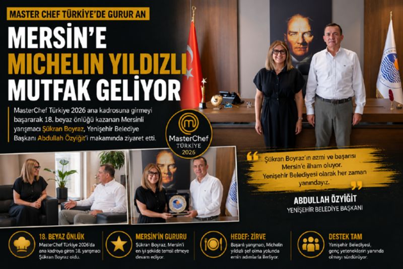 Mersin’e Michelin yıldızlı mutfak geliyor