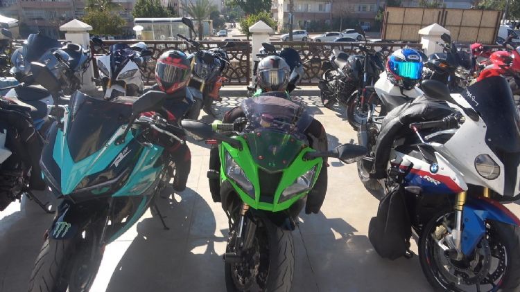 600’ü aşkın motor tutkunu Mersin’de buluştu