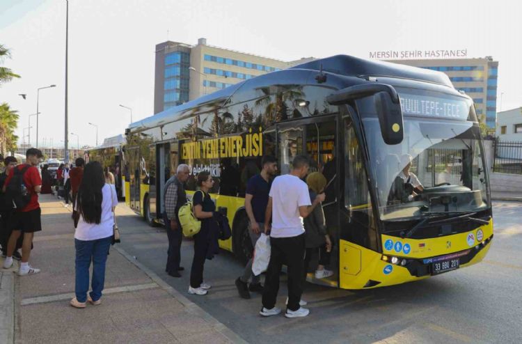 Mersin’in ulaşımında çevreci hamle: 18 elektrikli otobüs hizmete başladı