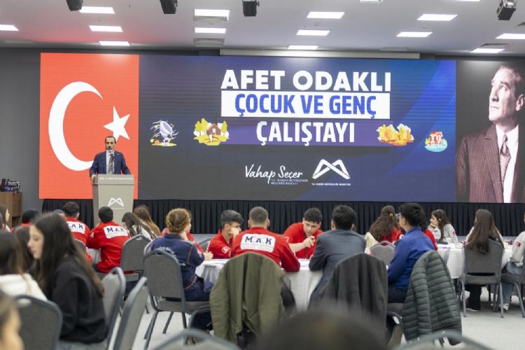 Mersin’de ‘Afet Odaklı Çocuk ve Genç Çalıştayı’ düzenlendi