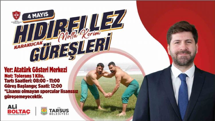 Tarsus’ta ‘Karakucak Güreşleri’ heyecanı başlıyor