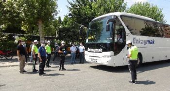 Silifke'de korona virüs denetimi yapıldı