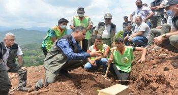 Mersin'de endüstriyel ağaçlandırma çalışmaları arazi eğitimi yapıldı