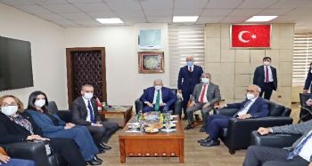 Bakan Elvan ve Binali Yıldırım'dan Başkan Gültak'a ziyaret