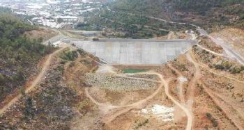 Aydıncık Barajında su tutulmaya başlandı