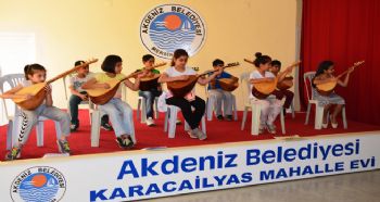 AKDENİZ BELEDİYESİ'NDEN ÜCRETSİZ SANAT KURSLARI