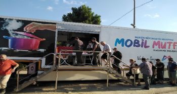 Mobil Mutfak Tırı selzedeler için hizmette