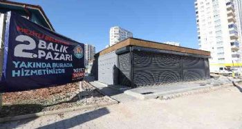 Mezitli Belediyesi ikinci balık pazarının açılışı için gün sayıyor
