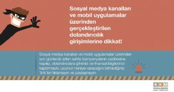 BANKALARARASI KART MERKEZİ UYARDI