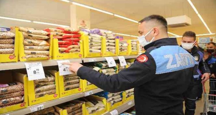 Erdemli'de marketlerde KDV indirimi denetimi