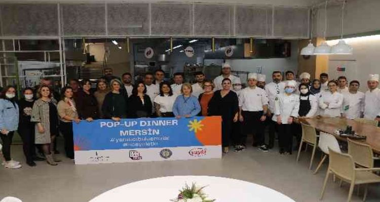 Mersin'de ‘Pop-Up Dinner’ etkinliği