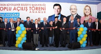 Kocamaz, Anamur'da toplu açılış törenine katıldı