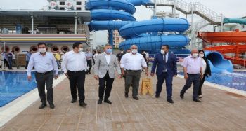 Erdemli'de aquapark açıldı