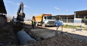 MESKİ, Tarsus ilçesinde yağmursuyu çalışmalarını sürdürüyor