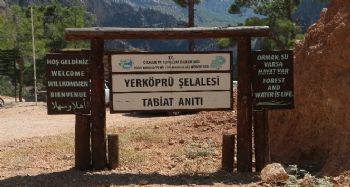 Mut Yerköprü Şelalesi “yaz sezonunu” bekliyor