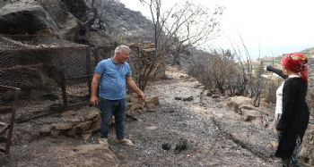 Yangının acı yüzü gün aydınlanınca ortaya çıktı