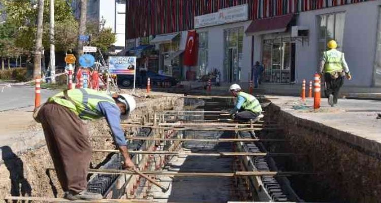 Bozyazı'da yağmursuyu alt yapı çalışmalarına başlandı