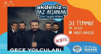 Gece Yolcuları, Millet Bahçesinde konser verecek
