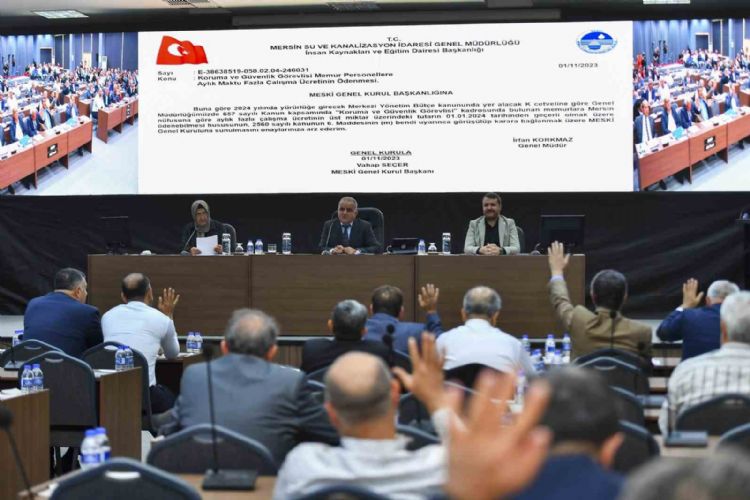 MESKİ’nin Kasım Ayı Olağan Genel Kurul Toplantısı yapıldı