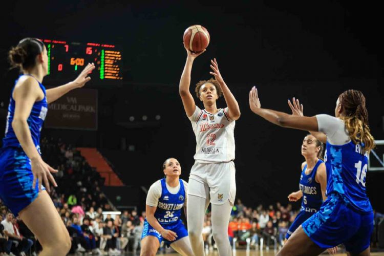 FIBA Kadınlar Euroleague: ÇBK Mersin: 74 - Basket Landes: 67