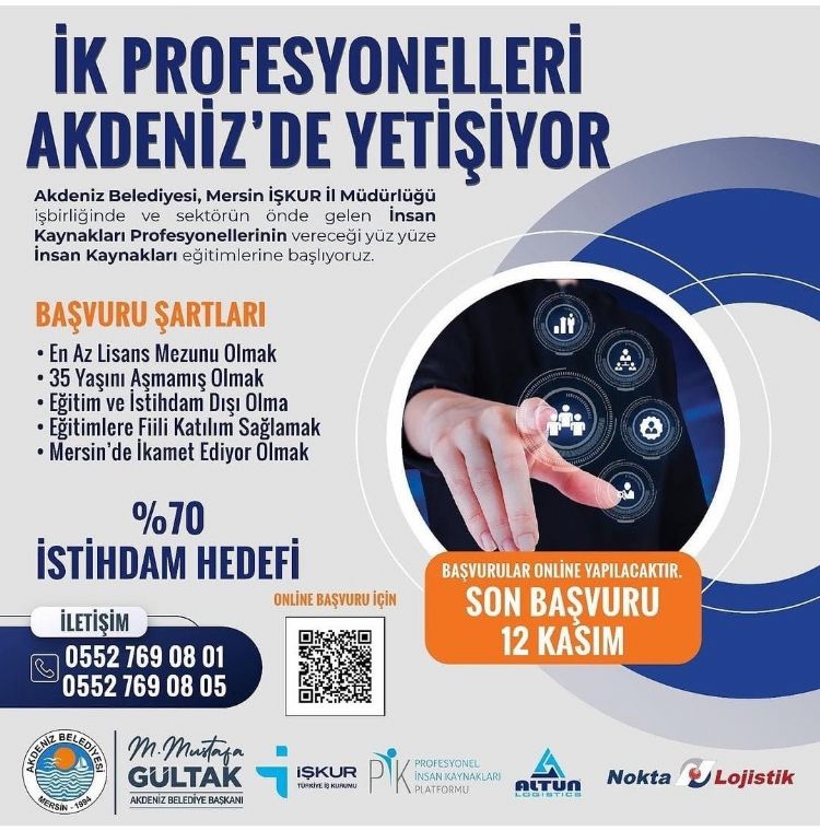 Akdeniz Belediyesi ‘insan kaynakları uzmanı’ yetiştirecek