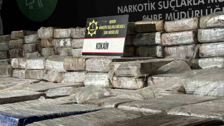 Mersin Limanı’nda 610 kilogram kokain ele geçirildi