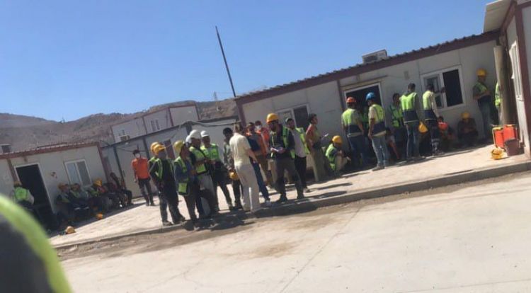 Akkuyu NGS işçileri yedikleri yemekten zehirlenerek hastanede tedavi gördü 