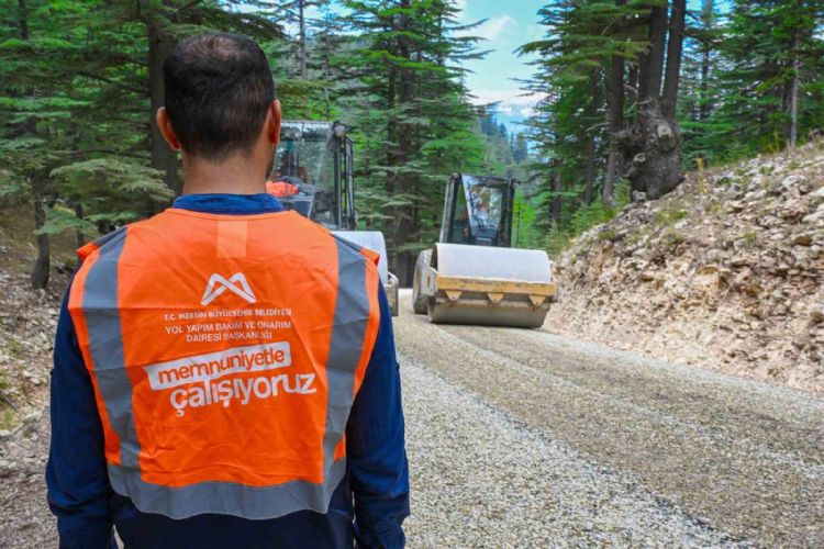 Mersin’de yayla yolu 50 kilometreden 18 kilometreye düştü