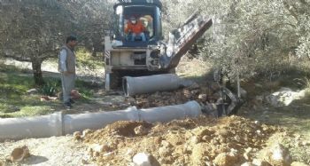 Tarsus’ta büz boru döşeme çalışmaları
