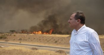 Başkan Seçer, Silifke ve Aydıncık'taki yangın bölgelerini inceledi