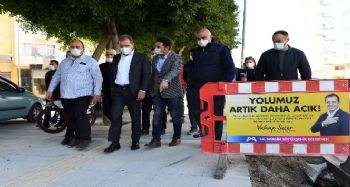 Seçer, Cengiz Topel Caddesindeki çalışmaları inceledi