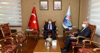 İzmir'e atanan İl Emniyet Müdürü Şahne'den Vali Su'ya veda ziyareti