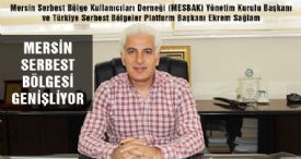 MERSİN SERBEST BÖLGESİ GENİŞLİYOR