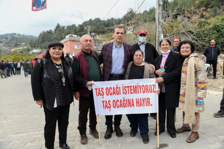 Başkan Özyiğit:Yenişehir’de taş ocağını reddediyoruz