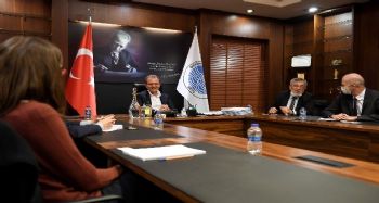 Başkan Seçer; AFD, AB Delegasyonu ve İller Bankası yetkilileri ile bir araya geldi