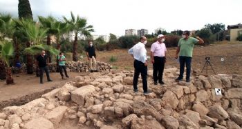 Rektör Çamsarı'dan Soli Pompeiopolis kazı alanında inceleme yaptı